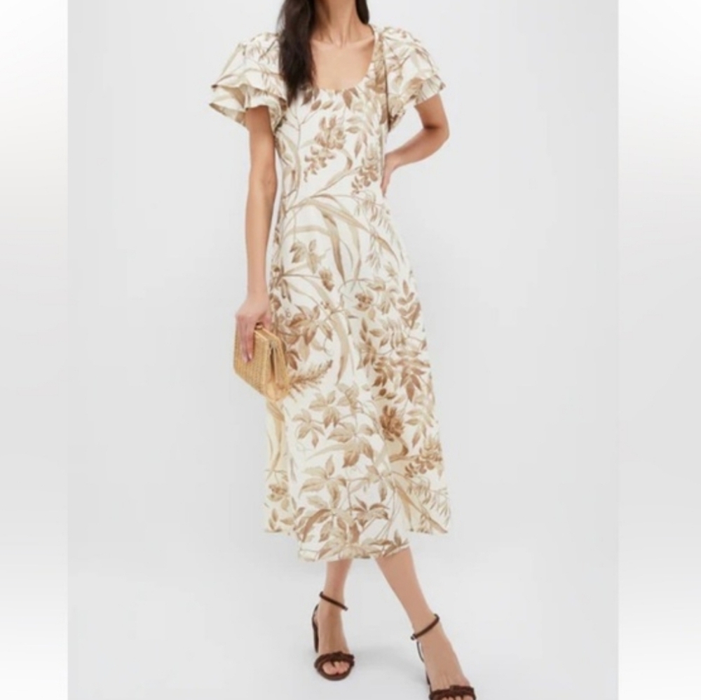 TUCKERNUT X STUDIO MCGEE Dune Breeze Cotton Lily Linen Dress Size XL NWT